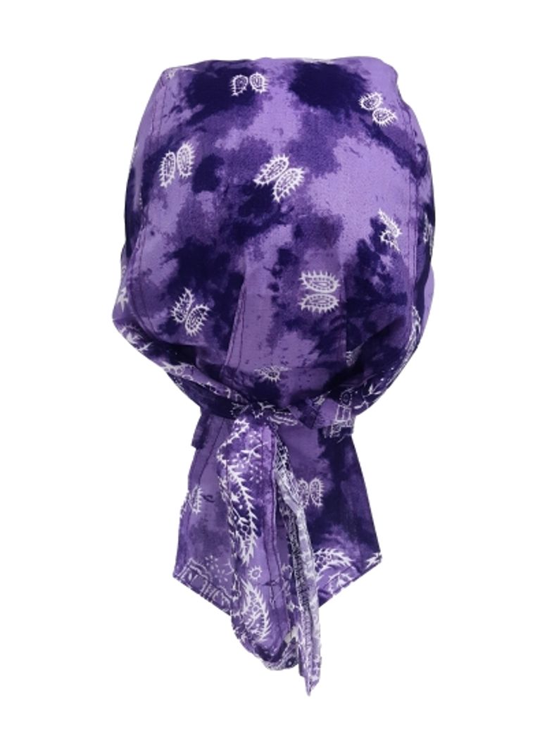 Bandana Cap Old School violettes Batik