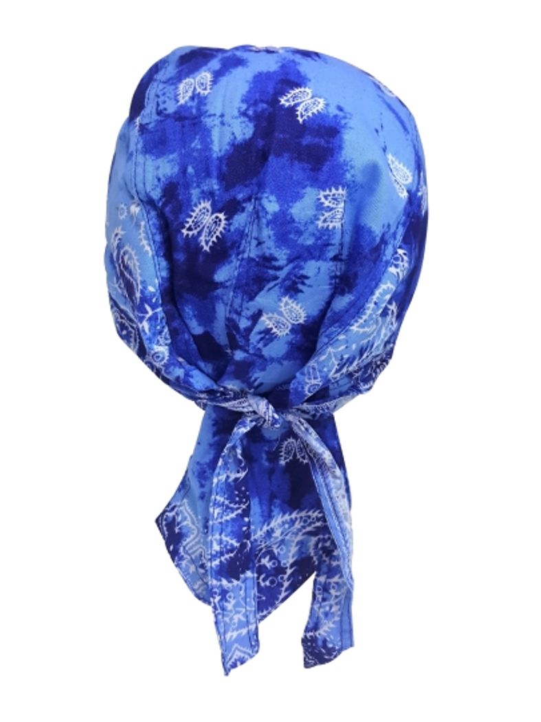 Bandana Cap Old School blau Batik