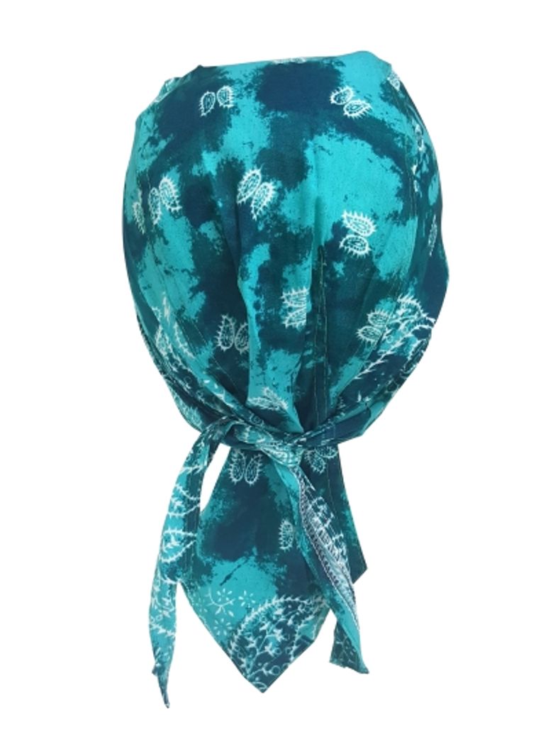 Bandana Cap Old school türkis Batik