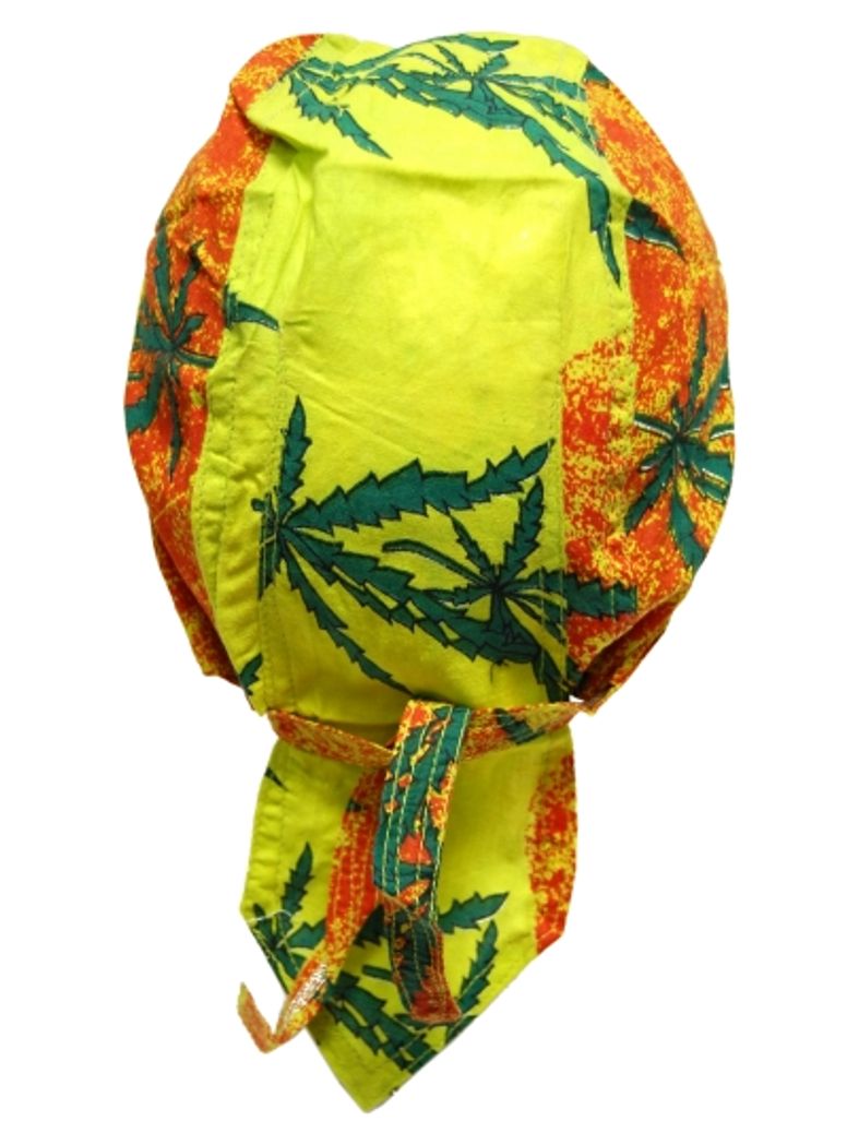 Bandana Cap Kinder Hanf gelb