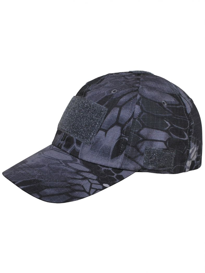 Baseball Einsatz Cap snake black mit Klett