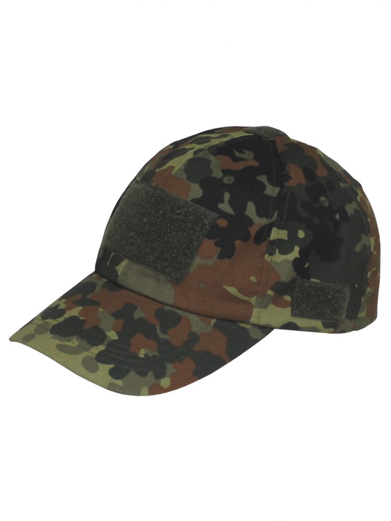 Baseball Einsatz Cap flecktarn mit Klett