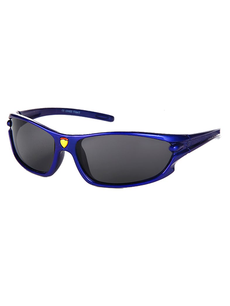 Kinder Sonnenbrille Sport blau oval