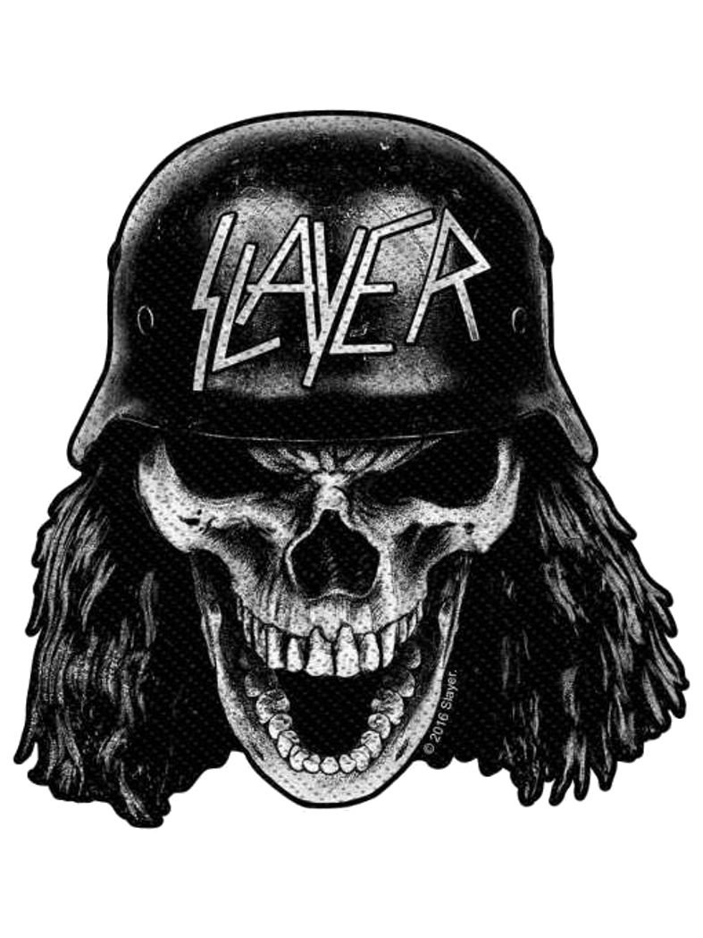 Aufnäher Slayer Wehrmacht Skull Cut Out