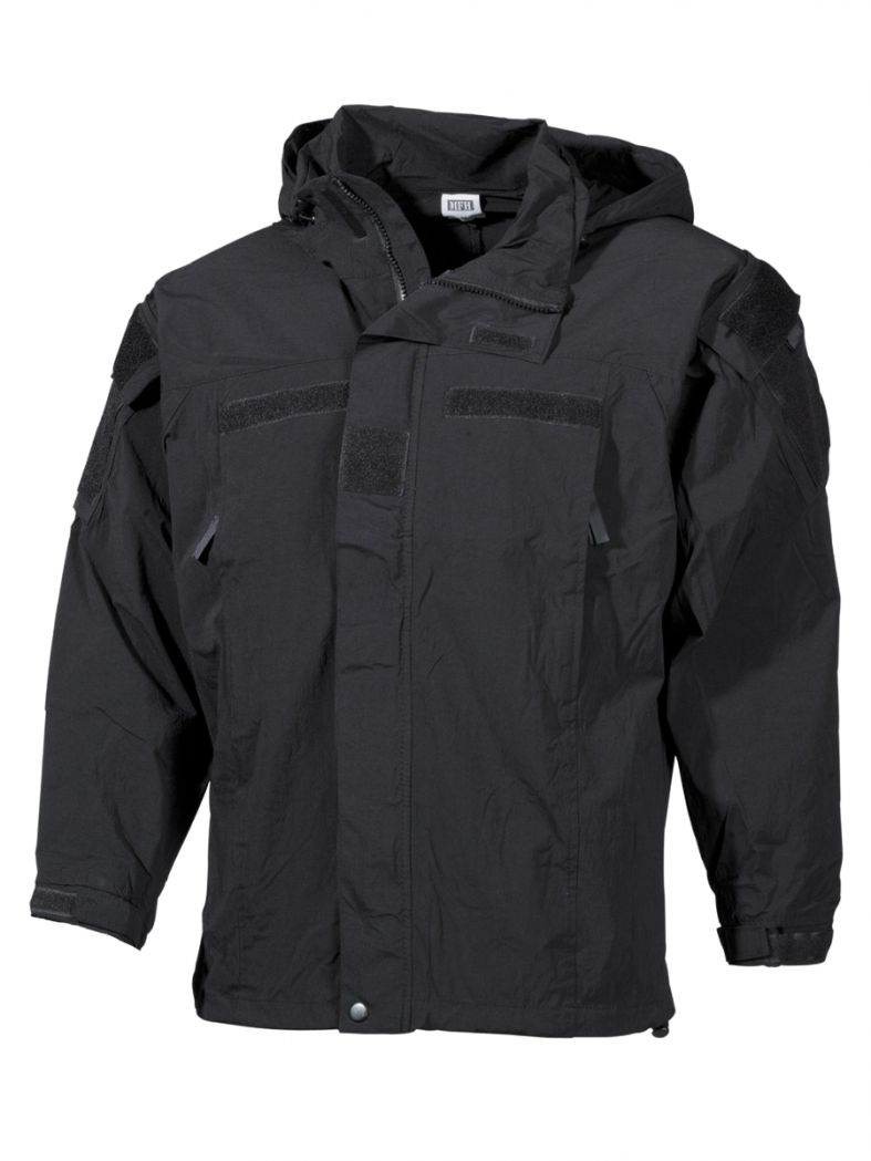 Allwetter US Soft Shell Jacke Level 5 schwarz