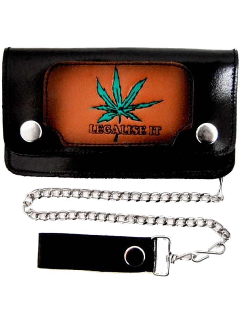 Geldbeutel mit Kette Legalise it