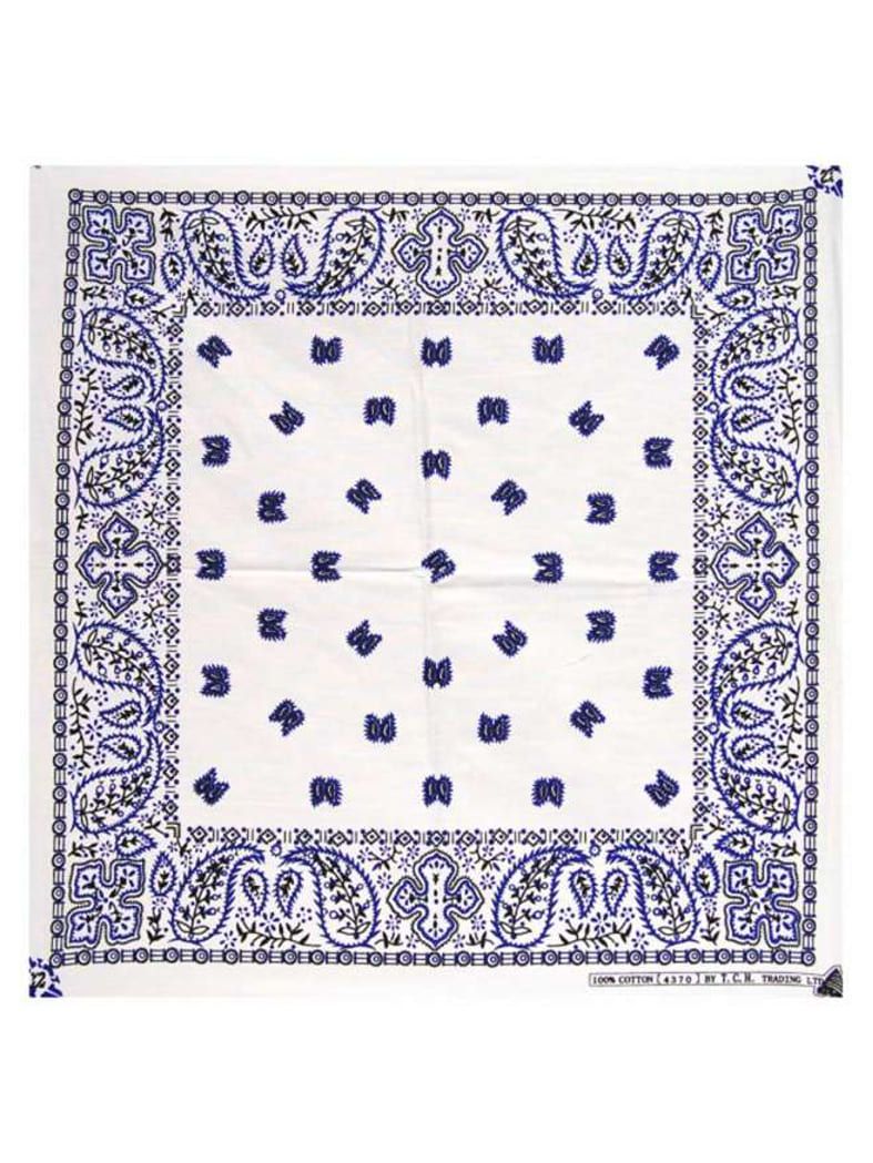 Bandana Old School blau weiß