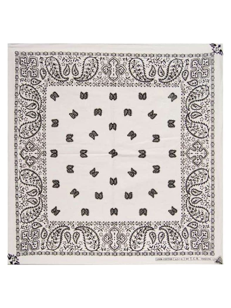Bandana Old School schwarz weiß