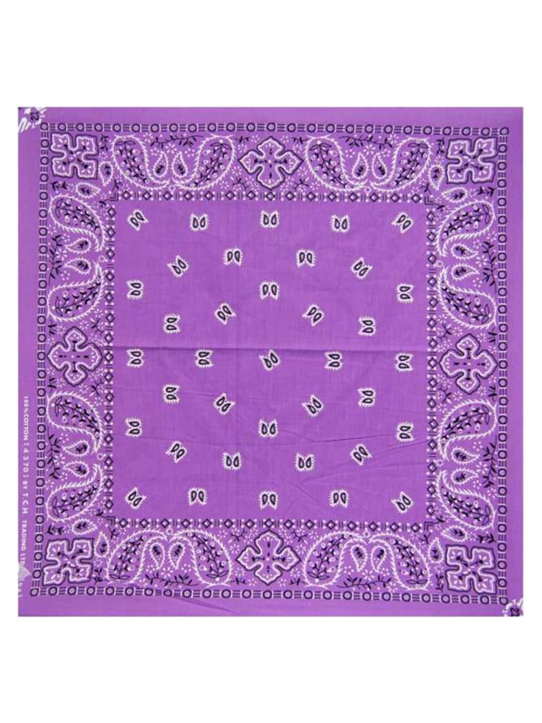 Bandana Old School Fliederfarben