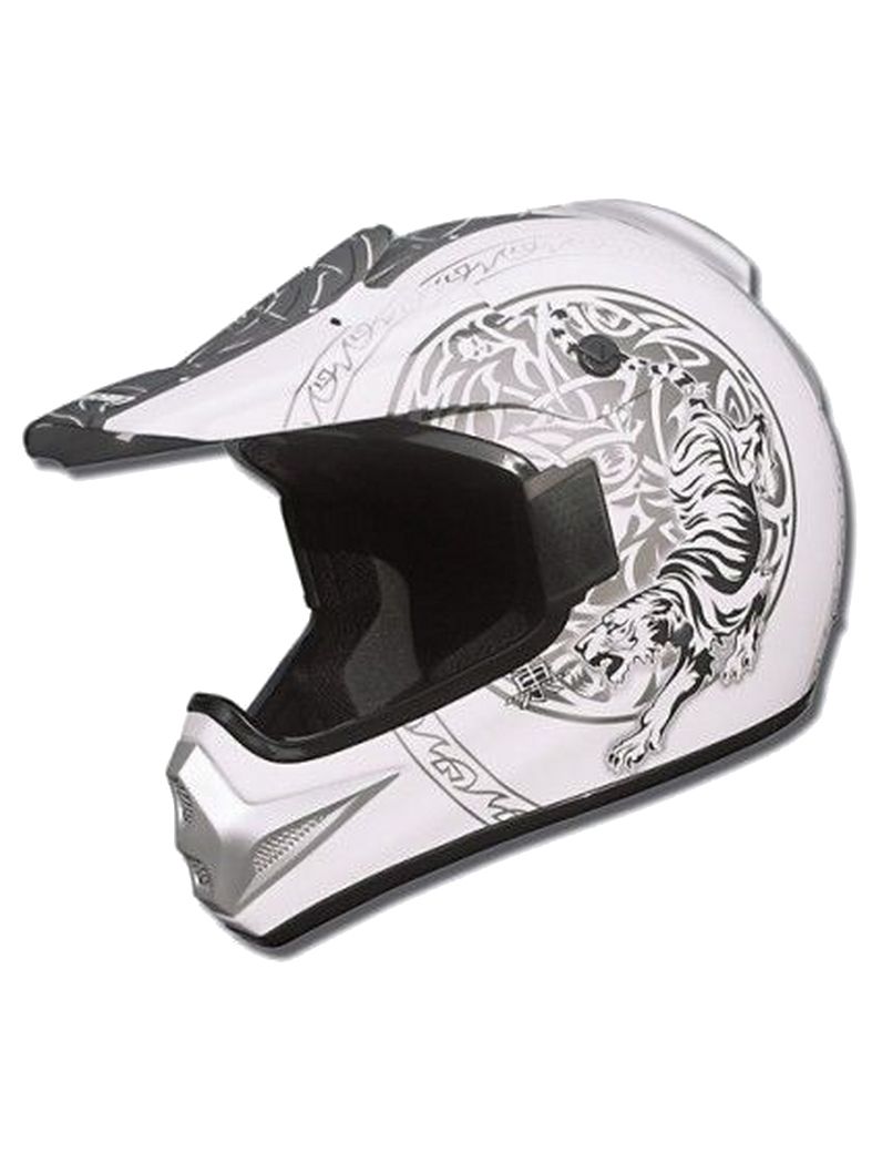 Marushin Helm XMR Tiger flat white