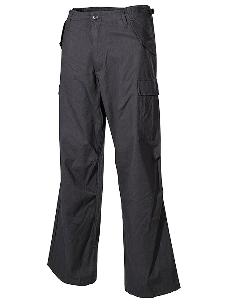 U.S. Kampfhose M65 Rip Stop stonewashed schwarz