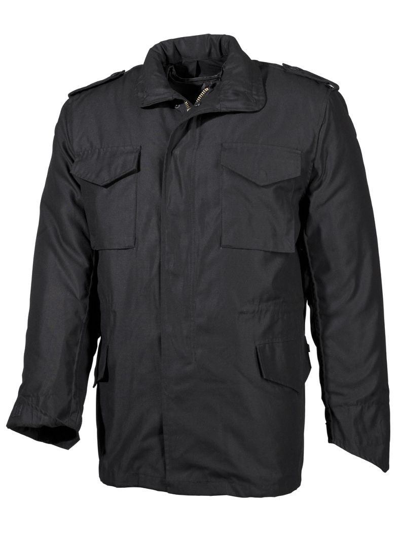 US Army Feldjacke mit Futter M65 schwarz