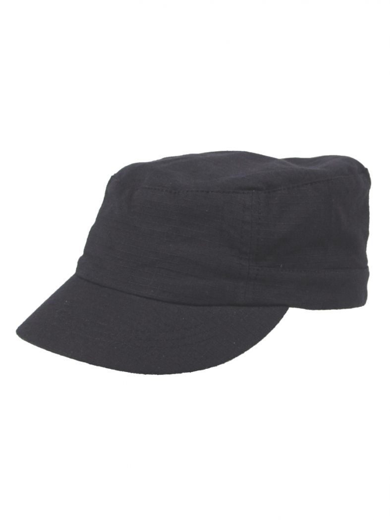 US Cap mit Schild schwarz Rip Stop elastisch