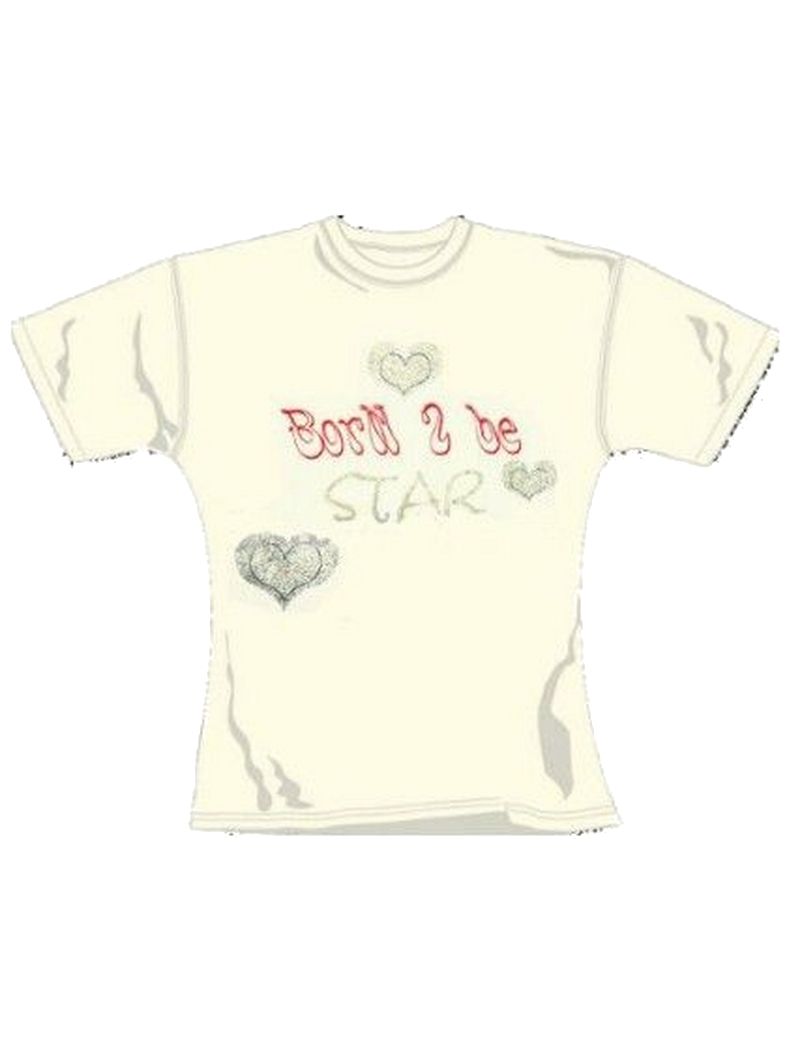 Girl T-Shirt Born 2 be star