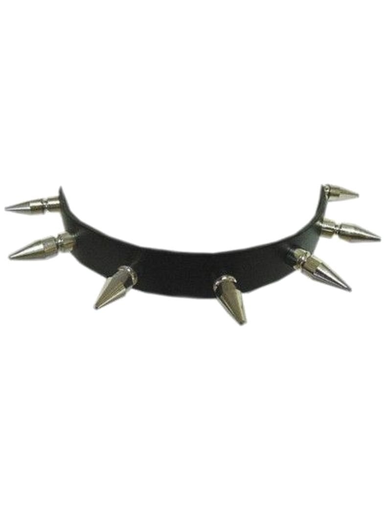 Leder Halsband Punker 2,5 cm Killernieten