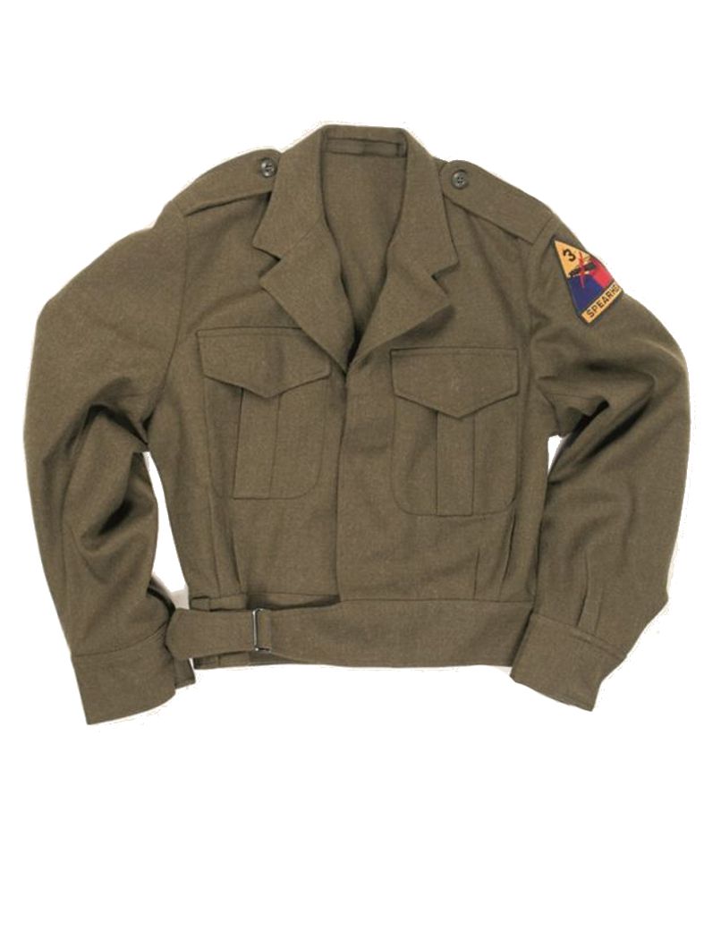U.S. IKE Jacke mit Abzeichen neuwertig