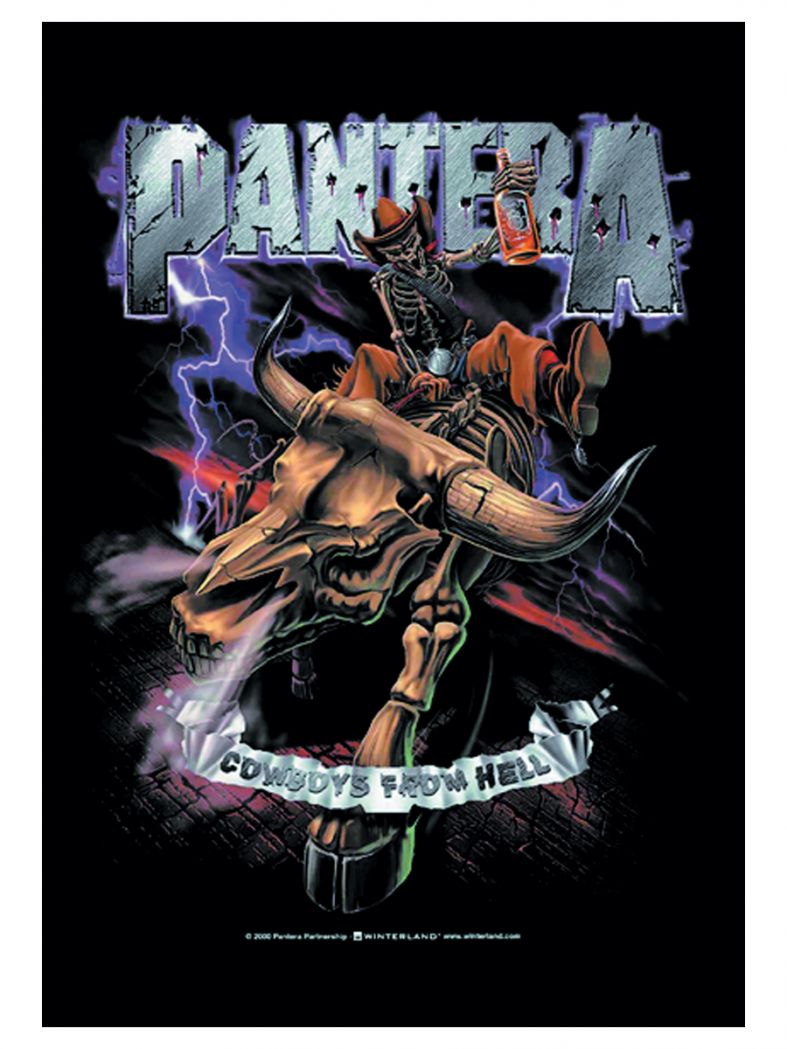 Pantera Poster Fahne Cowboys from Hell