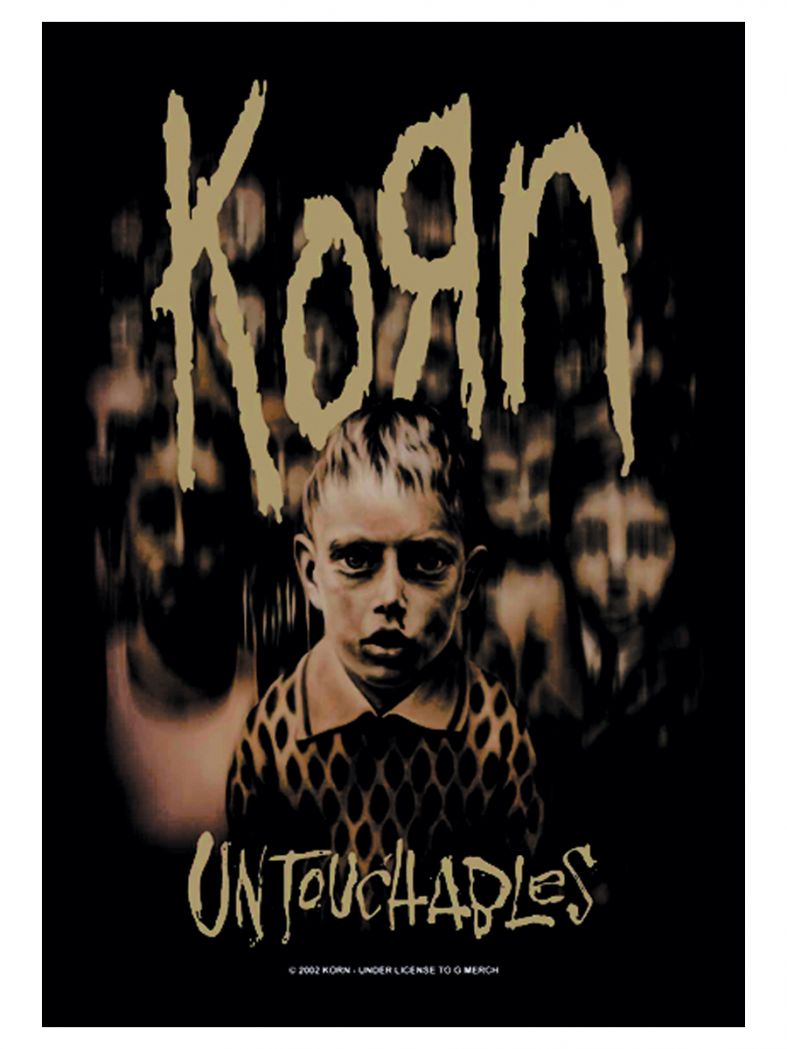 Korn Poster Fahne Blurry Kids