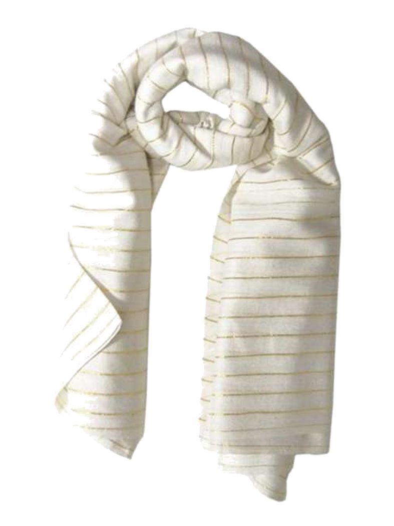 Lurex Tuch weiß und gold