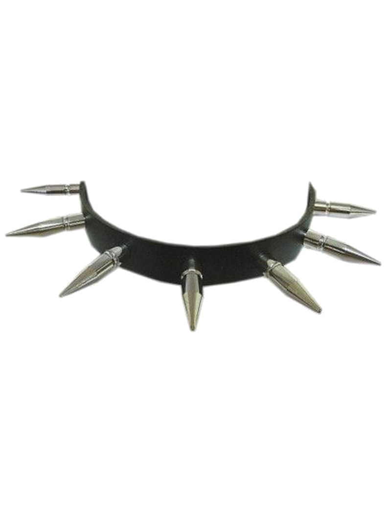 Leder Halsband Punker 3,5 cm Killernieten