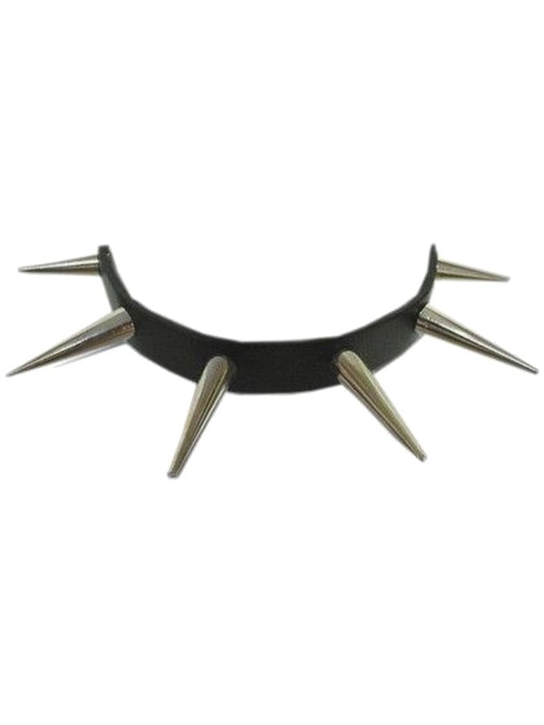 Leder Halsband mit 3 cm und 4 cm Conenieten