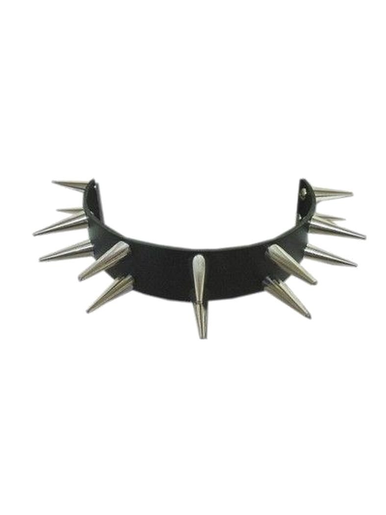 Leder Halsband Gladiator 2 reihig Killernieten