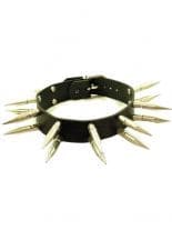 Leder Halsband Killerspitznieten