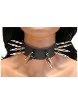 Leder Halsband Killerspitznieten