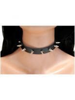 Leder Halsband Gothika