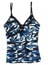 Damen Top Skyblue