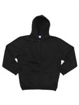 Kapuzenjacke Sweatshirt Longsleeve schwarz