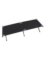 US Feldbett schwarz Alu-Gestell