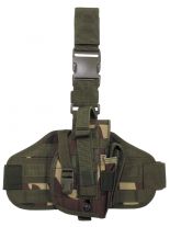 Pistolenbeinholster Molle woodland