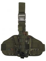 Pistolenbeinholster Molle flecktarn