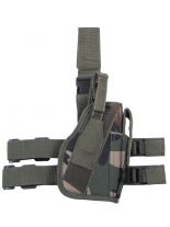 Tactical Pistolen Tiefziehholster rechts woodland