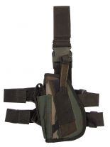 Tactical Pistolen Tiefziehholster links woodland