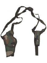 Pistolen Schulterholster links woodland