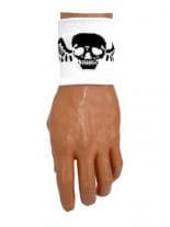 Schweißband Totenkopf mit Flügel