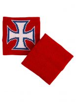 Schweißband Kreuz rot