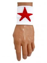 Schweißband Star rot