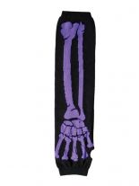 Arm Stulpen Skelett lila