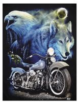 Fleecedecke Motorrad