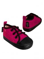 Babyschuhe Schlangenmuster pink