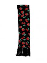 Winterschal Erdbeeren und Kirschen