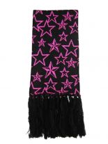 Winterschal Sterne pink