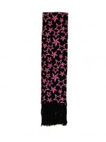 Winterschal Sterne pink