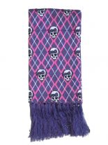Winterschal lady skull lila