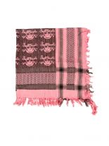 PLO Tuch Totenkopf pink