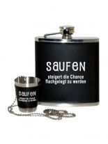 Flachmann - Saufen steigert die Chance flachgelegt zu werden