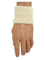 Schweißbänder beige